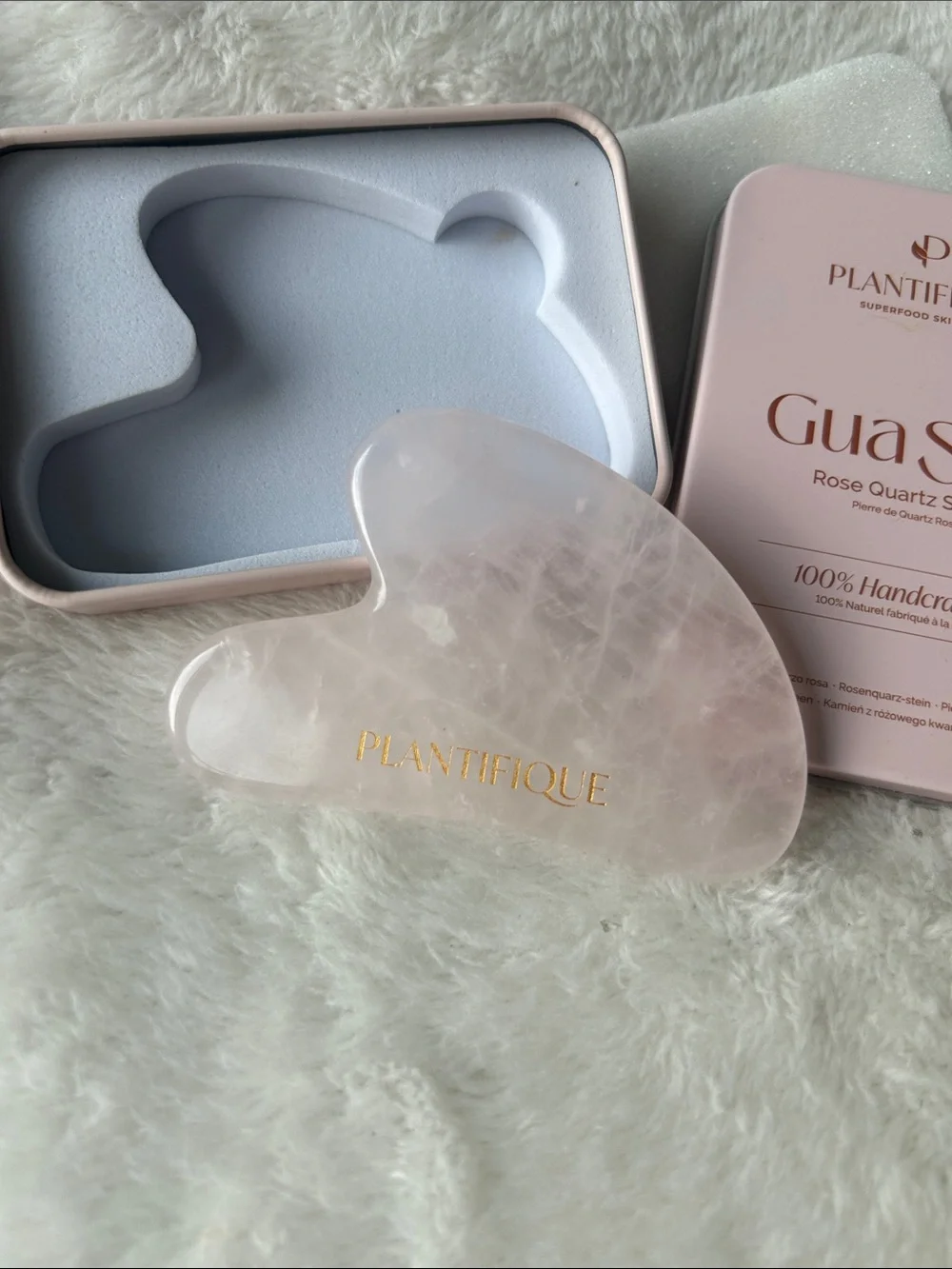 Pink Rose Quartz Gua Sha Face Tool